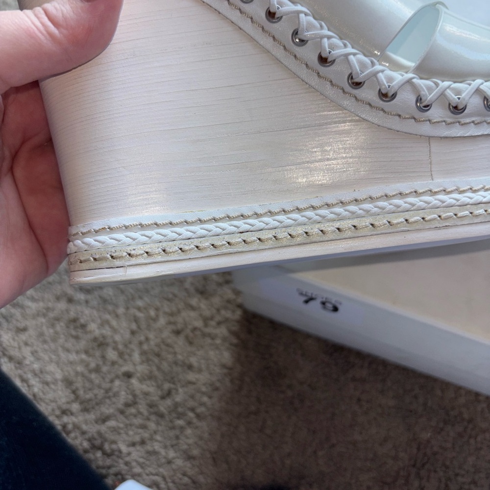 Casadei White Wedge Sandals in great condition! - Picture 5 of 14